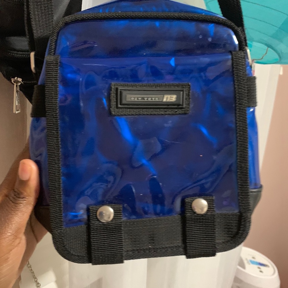 blue purse